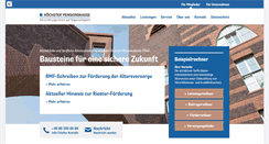 Desktop Screenshot of hoechster-pensionskasse.de
